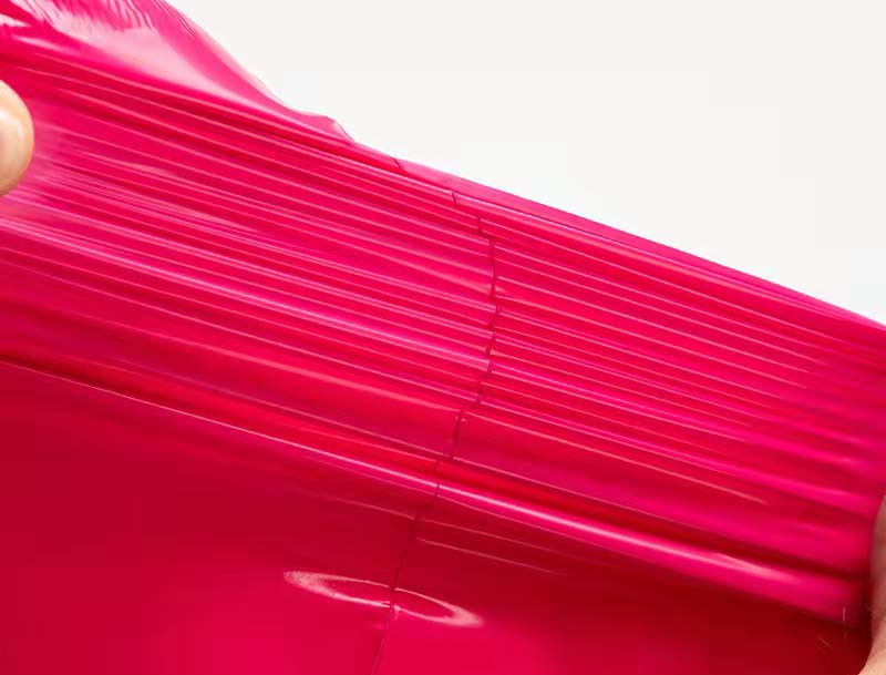 灵石玫红色快递袋-05