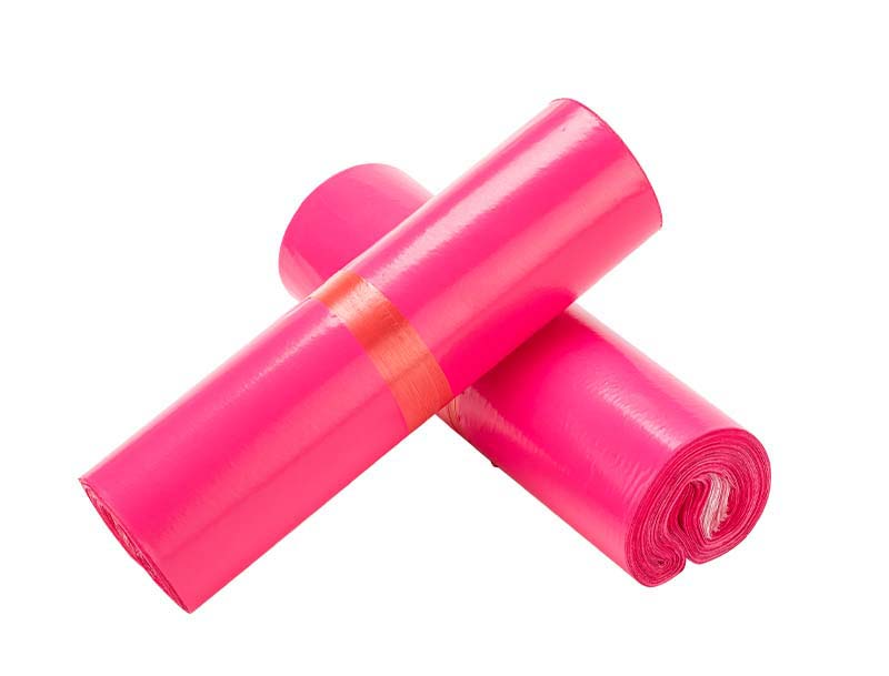 灵石玫红色快递袋-02